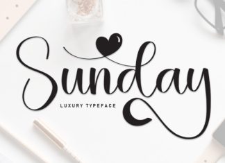Sunday Font preview image 1