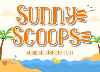 Sunny Scoops Font preview image 1