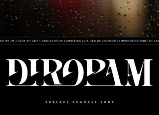 Surface Changes Font preview image 3
