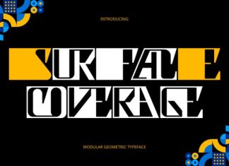 Surface Coverage Font preview image 1