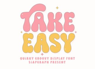 Take Easy Font preview image 1