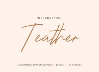 Teather Font preview image 1