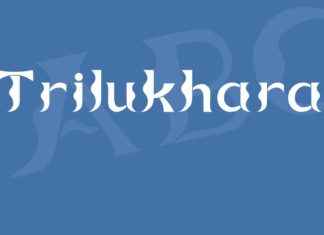 Trilukhara Font preview image 1