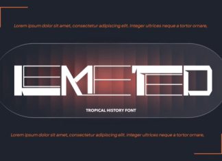 Tropical History Font preview image 3