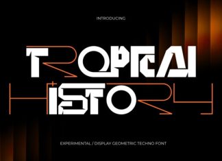 Tropical History Font preview image 1