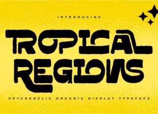Tropical Regions Font preview image 1