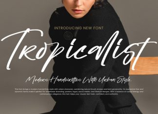 Tropicalist Font preview image 1