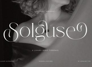 Solguse Font preview image 1