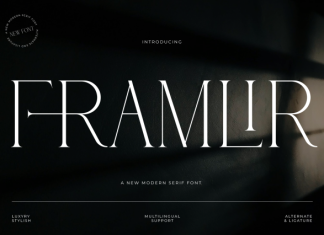Framlir Font preview image 1