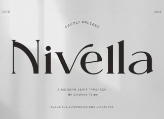 Nivella Font preview image 1