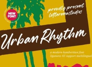 Urban Rhythm Font preview image 1