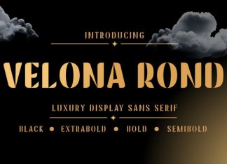 Velona Rond Font preview image 1