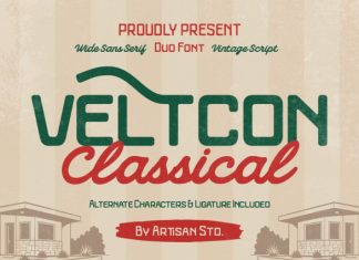 Veltcon Font preview image 1