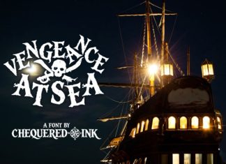 Vengeance At Sea Font preview image 1