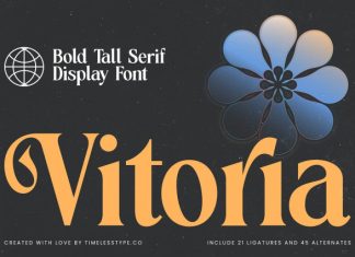 Vitoria Font preview image 1