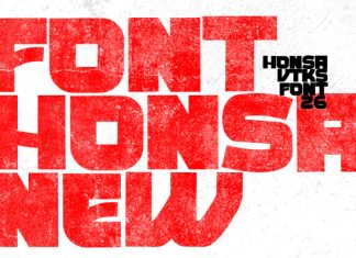 Vtks Honsa Font preview image 1