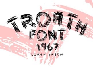 Vtks Troath Font preview image 1