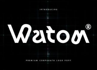 Watom Font preview image 1