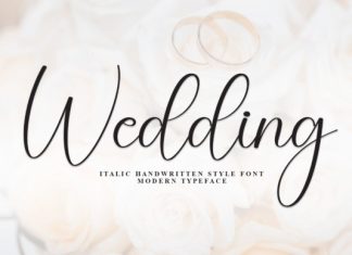 Wedding Font preview image 1