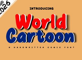 World Cartoon Font preview image 1