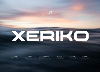 Xeriko Font preview image 1