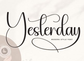 Yesterday Font preview image 1