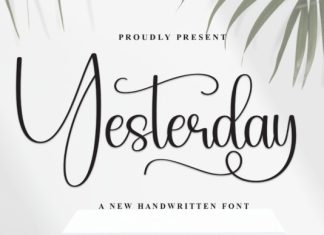 Yesterday Font preview image 1