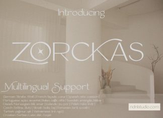 Zorckas Font preview image 1