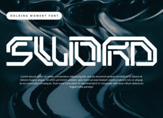 HOLDING MOMENT – TECHNO FONT preview image 3