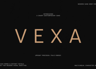 Vexa Font preview image 1