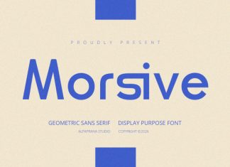 Morsive – Display Font preview image 1