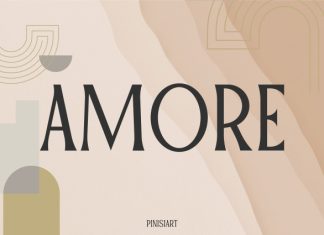 AMORE Font preview image 1