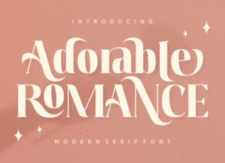 Adorable Romance Font preview image 1