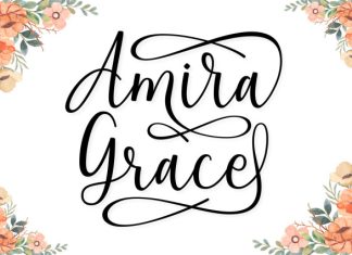 Amira Grace Font preview image 1