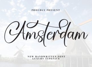Amsterdam Font preview image 1