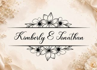 Antique Blossom Monogram Font preview image 2