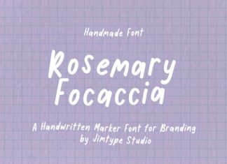 Rosemary Focaccia Font preview image 1