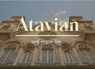 Atavian Font preview image 1