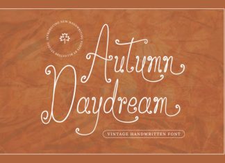 Autumn Daydream Font preview image 1
