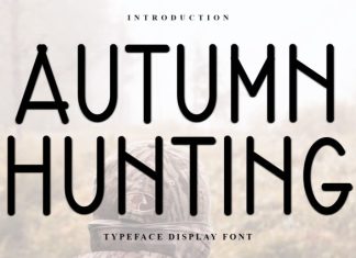 Autumn Hunting Font preview image 1