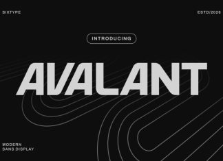 Avalant Font preview image 1