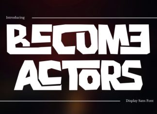 BECOME ACTORS – PLAYFUL FONT preview image 1
