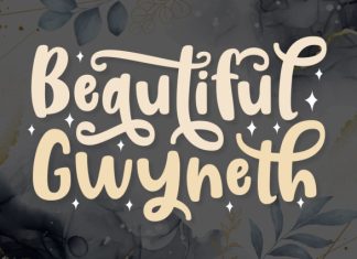 Beautiful Gwyneth Font preview image 1