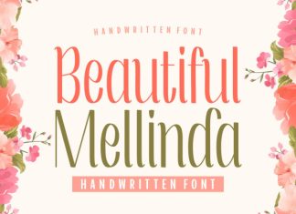 Beautiful Mellinda Font preview image 1