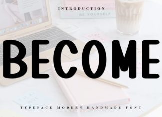 Become Font preview image 1