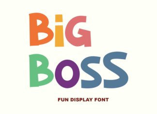 Big Boss – Fun Display Font preview image 1