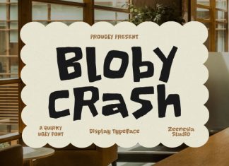 Bloby Crash Font preview image 1