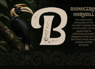 Borneo Echo Font preview image 3