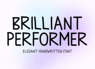 Brilliant Performer Font preview image 1