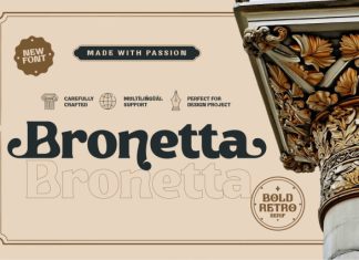 Bronetta Serif Font preview image 1